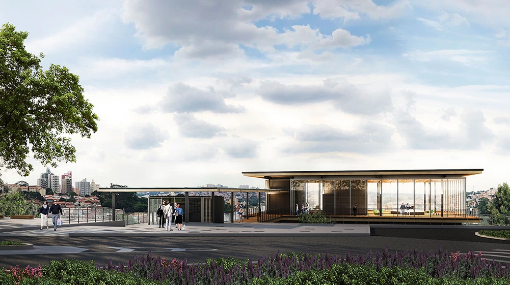 Vista aérea do bairro planejado Casa Figueira